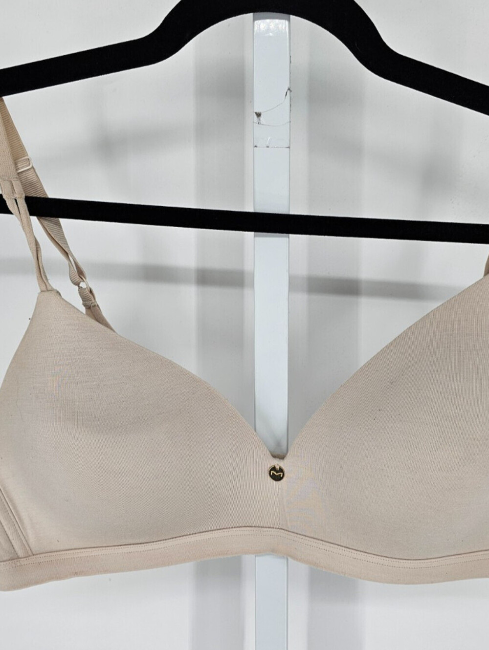 Maidenform Womens Sz 38B Lightly Lined T Shirt Bra Light Beige